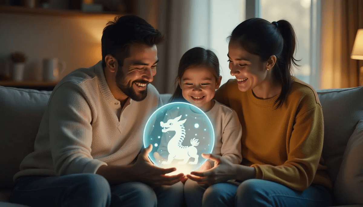 Mythical qilin digital art representation